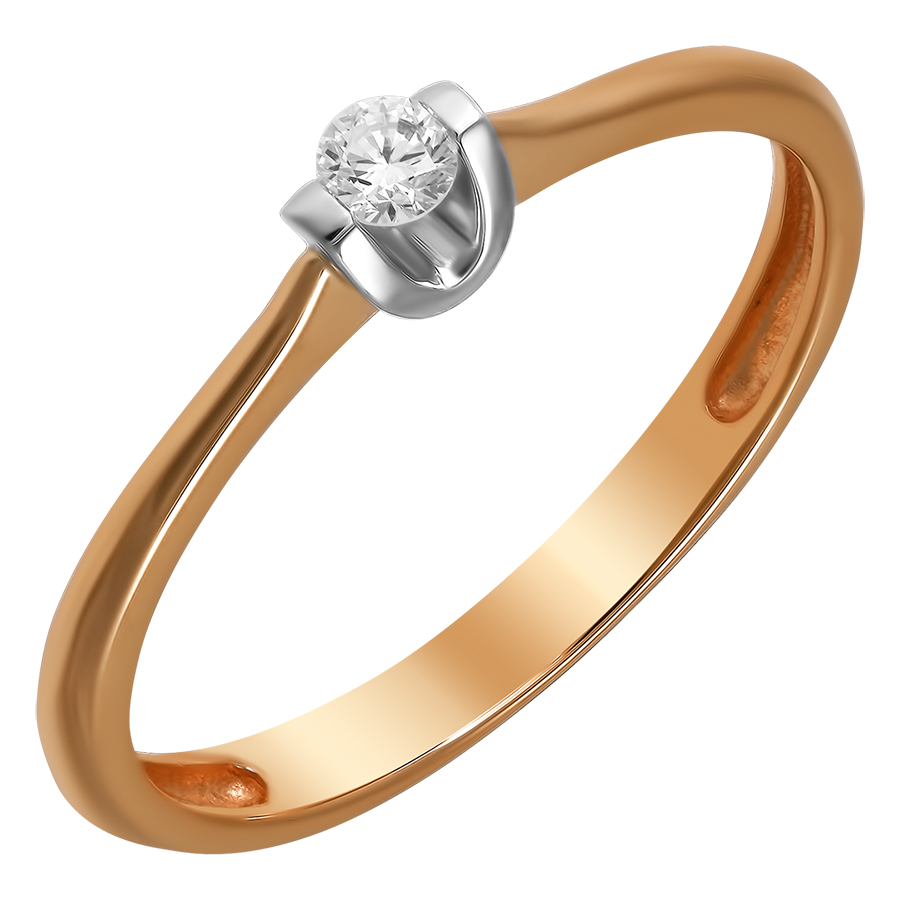Кольцо, золото, бриллиант, 1469783М